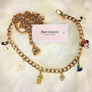 Disney Juicy Couture Gold Chain Belt
